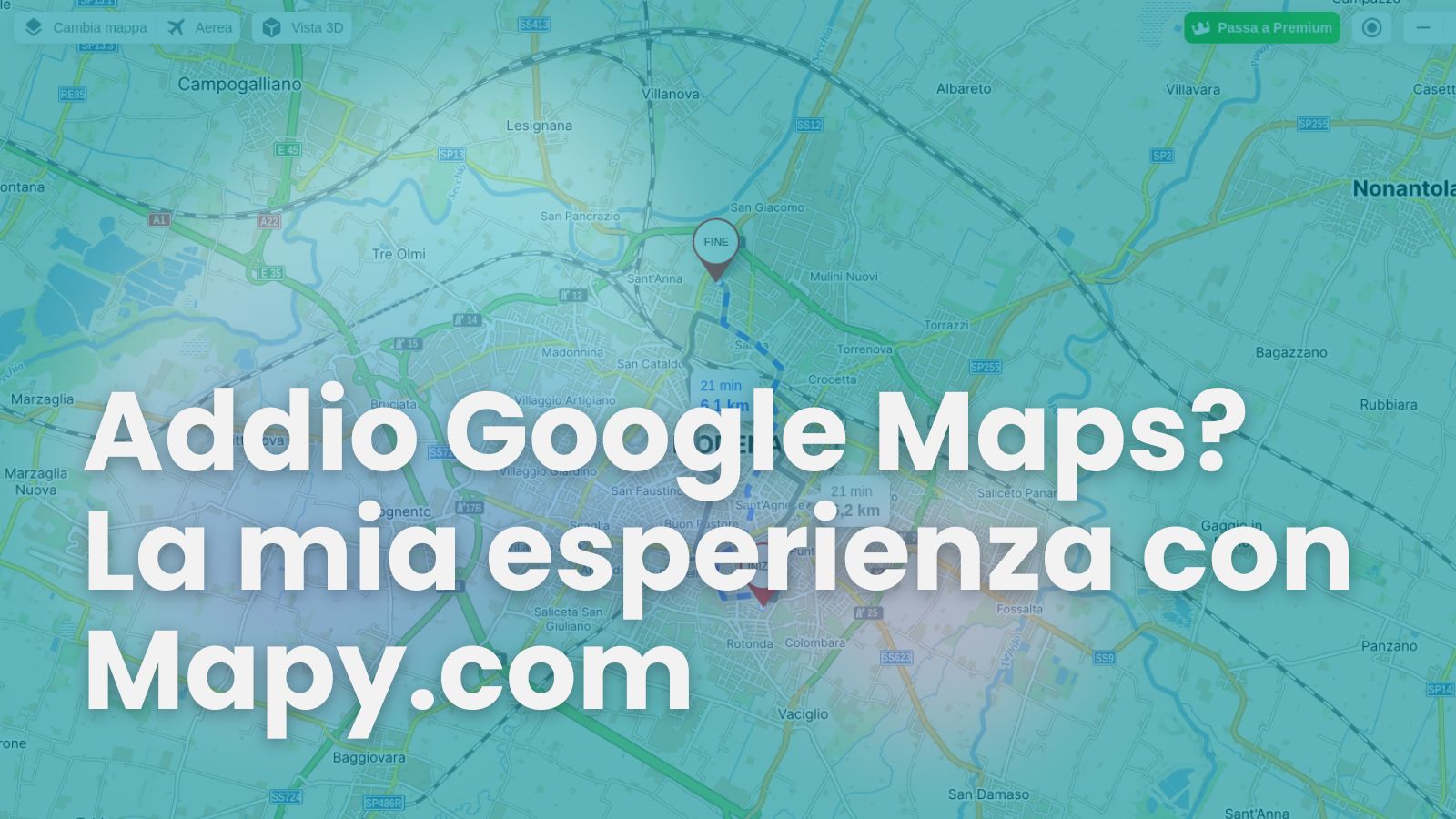 Addio Google Maps? La mia esperienza con Mapy.com: l’alternativa Europea (e precisa) per la tua navigazione